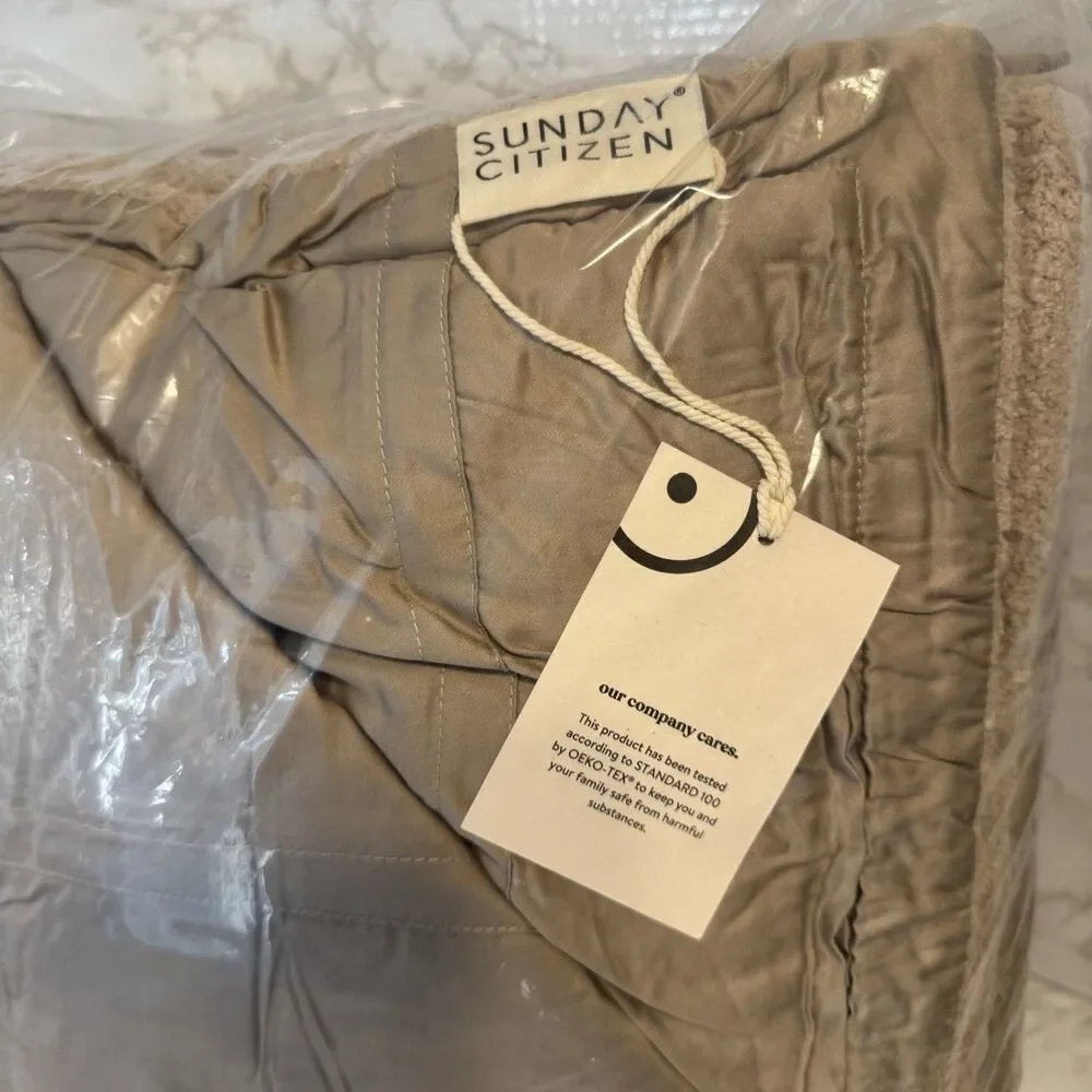 Sunday Citizen Snug Bamboo Duvet Cover In Color Taupe Size Cali King